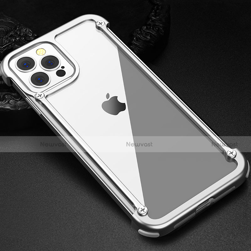 Luxury Aluminum Metal Frame Cover Case N04 for Apple iPhone 12 Pro