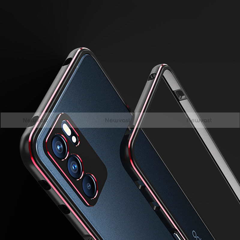 Luxury Aluminum Metal Frame Cover Case S01 for Oppo Reno6 Pro 5G India