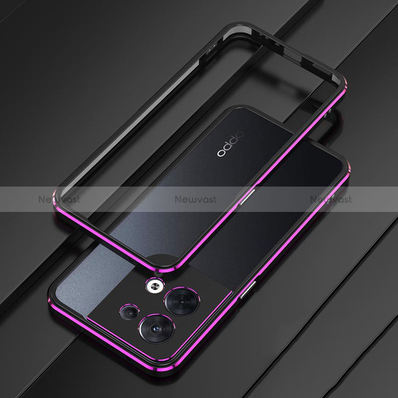 Luxury Aluminum Metal Frame Cover Case S01 for Oppo Reno8 5G