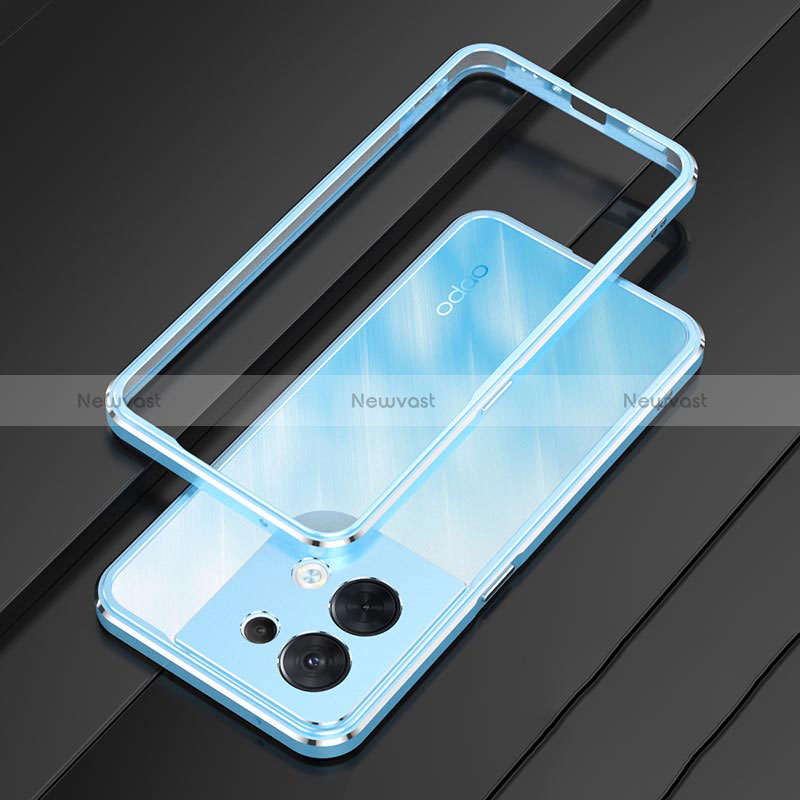 Luxury Aluminum Metal Frame Cover Case S01 for Oppo Reno8 5G