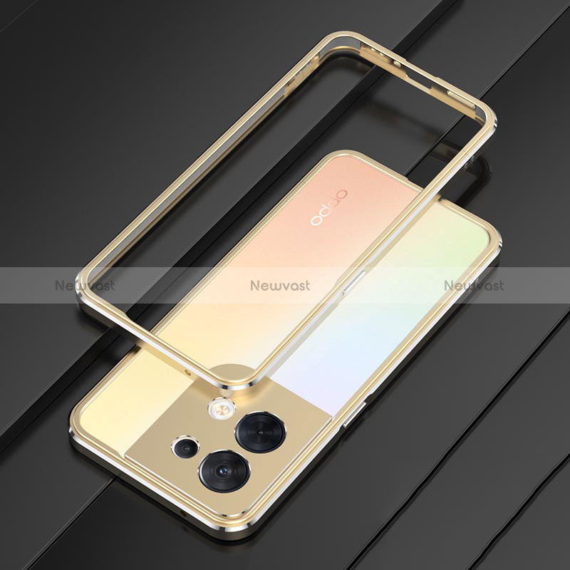 Luxury Aluminum Metal Frame Cover Case S01 for Oppo Reno9 5G