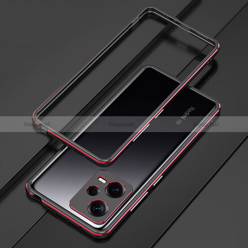 Luxury Aluminum Metal Frame Cover Case S01 for Xiaomi Redmi Note 12 5G