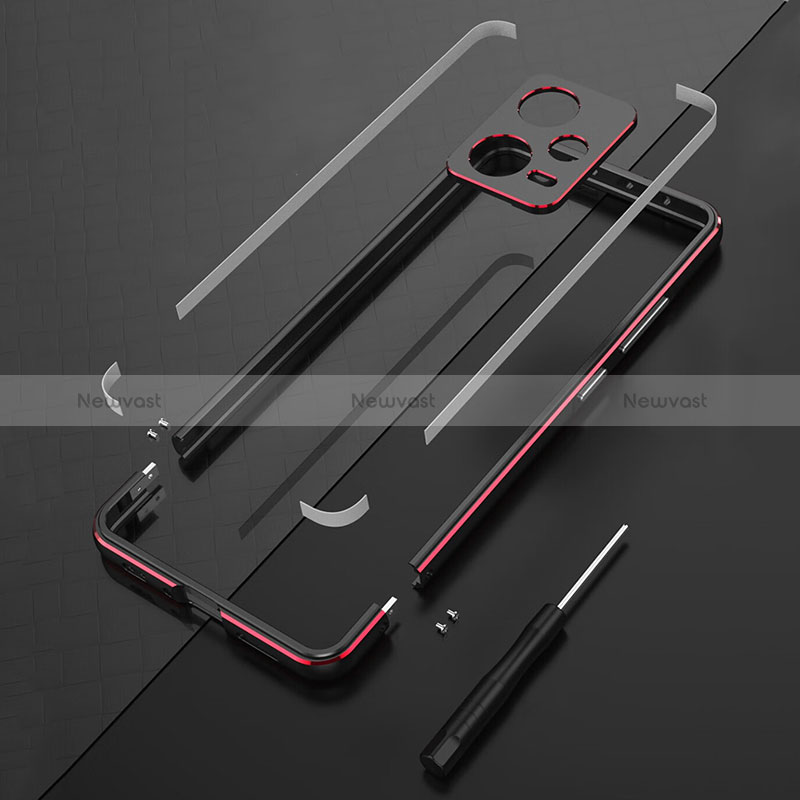 Luxury Aluminum Metal Frame Cover Case S01 for Xiaomi Redmi Note 12 Pro 5G