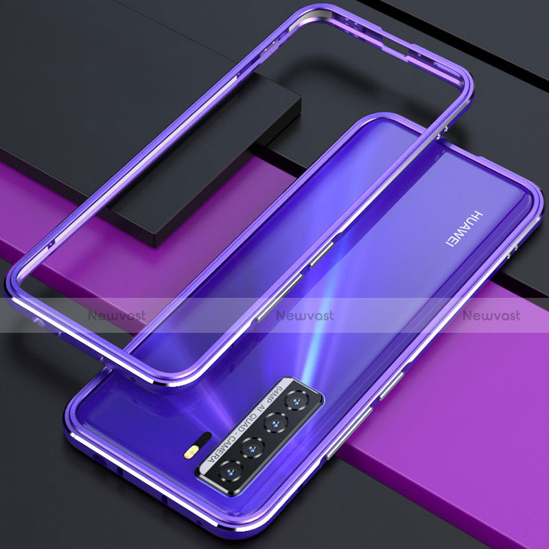 Luxury Aluminum Metal Frame Cover Case T01 for Huawei Nova 7 SE 5G