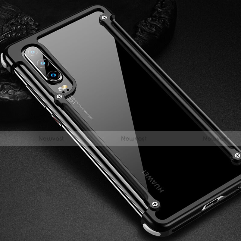 Luxury Aluminum Metal Frame Cover Case T01 for Huawei P30