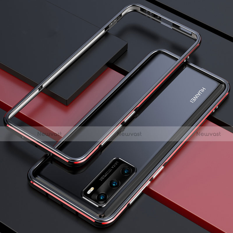 Luxury Aluminum Metal Frame Cover Case T01 for Huawei P40