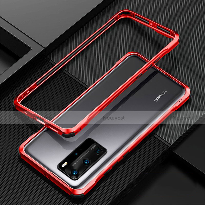 Luxury Aluminum Metal Frame Cover Case T01 for Huawei P40 Pro