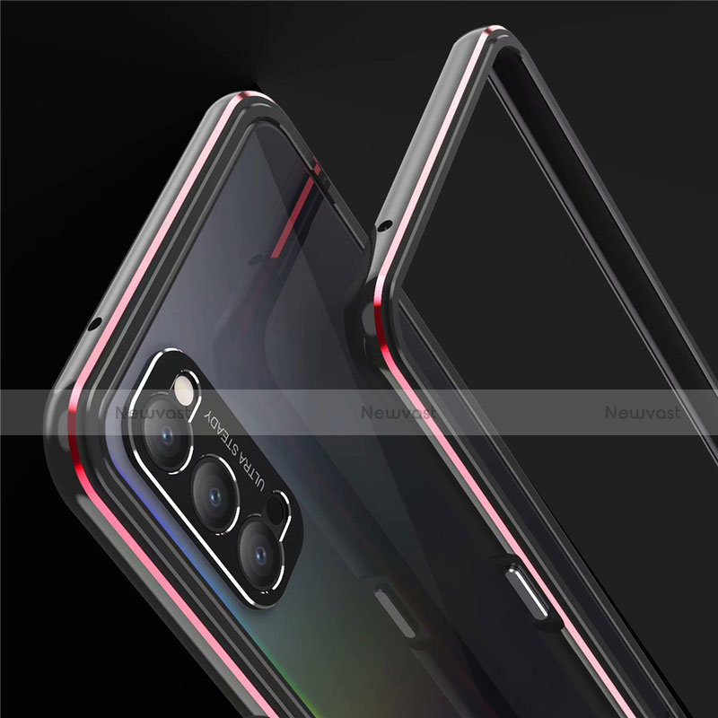 Luxury Aluminum Metal Frame Cover Case T01 for Oppo Reno4 5G