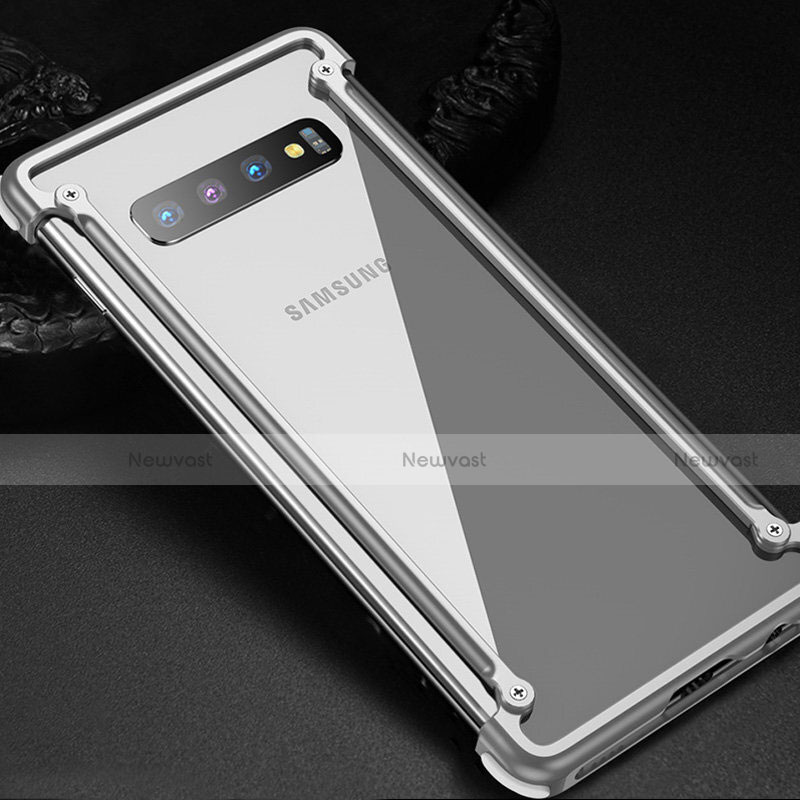 Luxury Aluminum Metal Frame Cover Case T01 for Samsung Galaxy S10 Plus