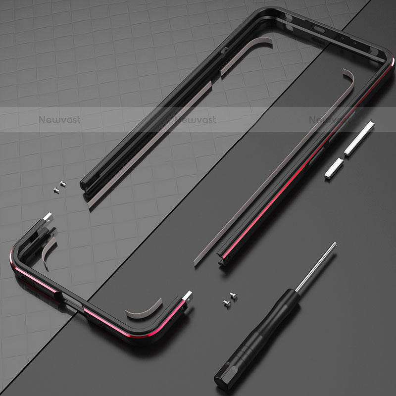 Luxury Aluminum Metal Frame Cover Case T01 for Xiaomi Mi 11 Lite 4G