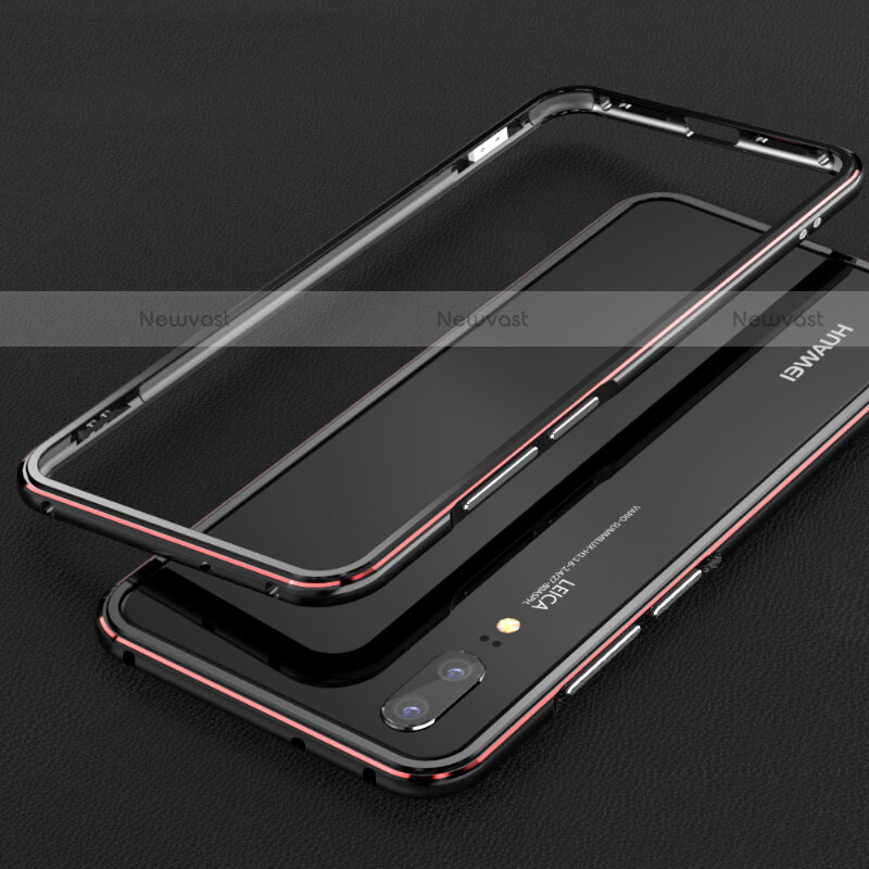 Luxury Aluminum Metal Frame Cover Case T02 for Huawei P20 Pro