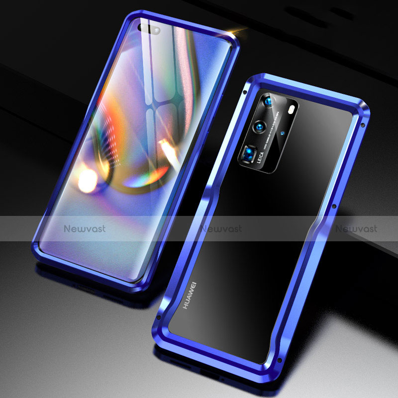 Luxury Aluminum Metal Frame Cover Case T02 for Huawei P40 Pro