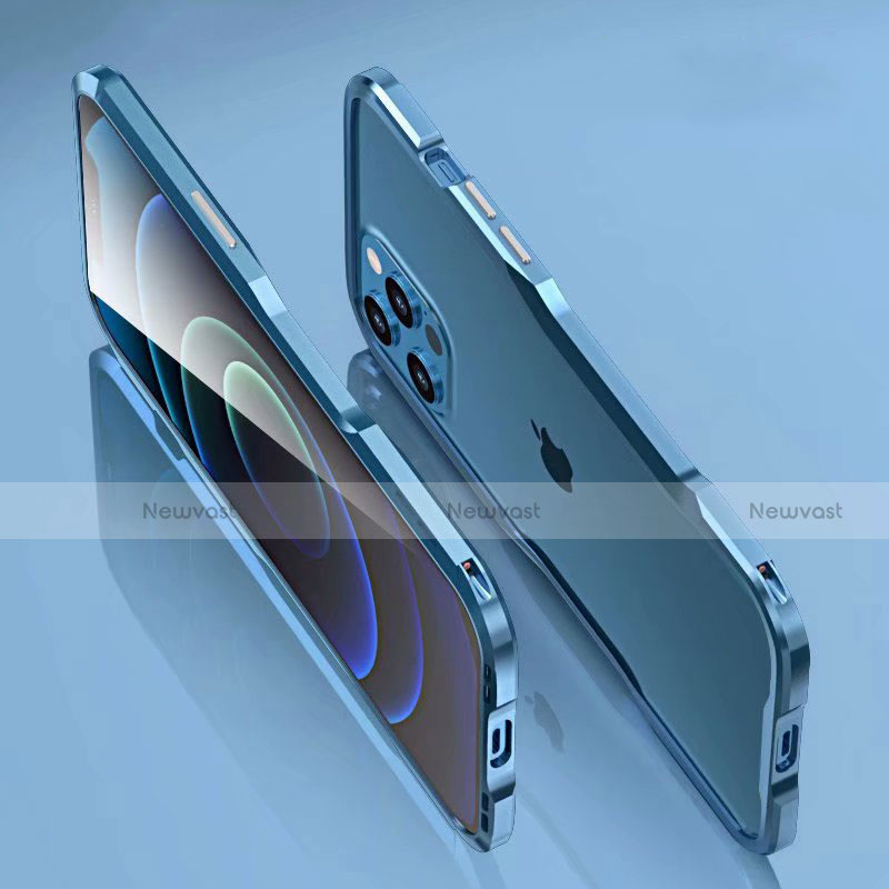Luxury Aluminum Metal Frame Cover Case T03 for Apple iPhone 12 Pro Max