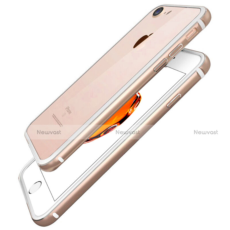 Luxury Aluminum Metal Frame Cover for Apple iPhone SE3 2022 Gold