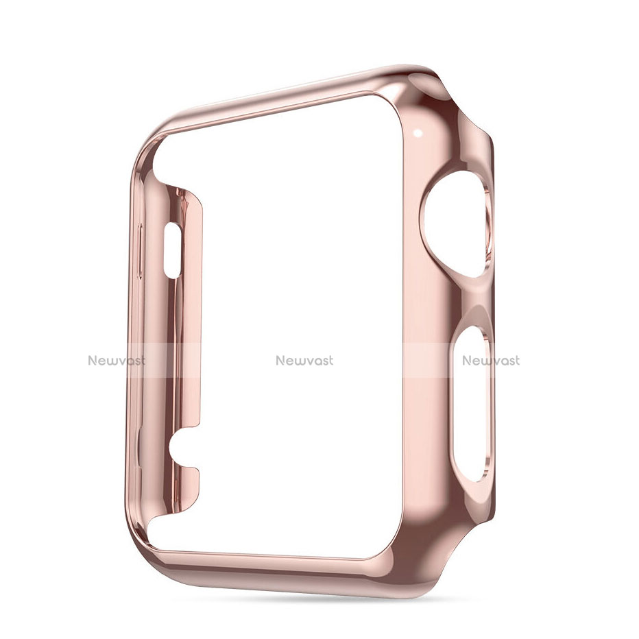 Luxury Aluminum Metal Frame Cover for Apple iWatch 2 38mm Pink