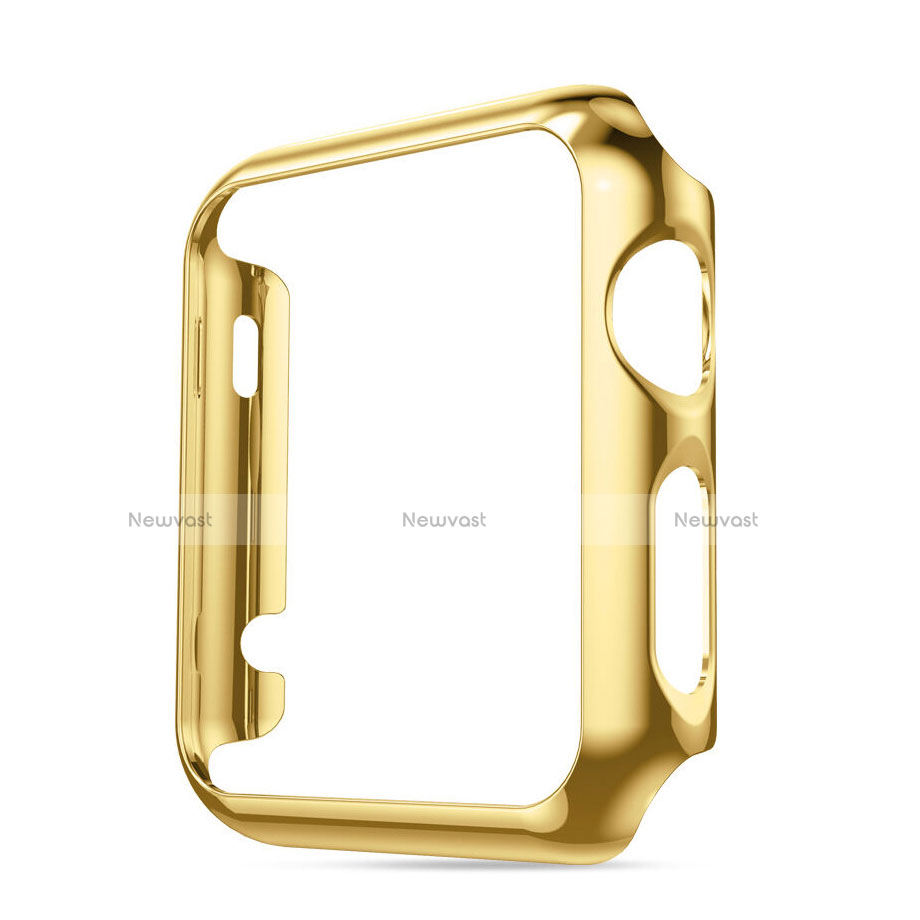 Luxury Aluminum Metal Frame Cover for Apple iWatch 3 42mm Gold