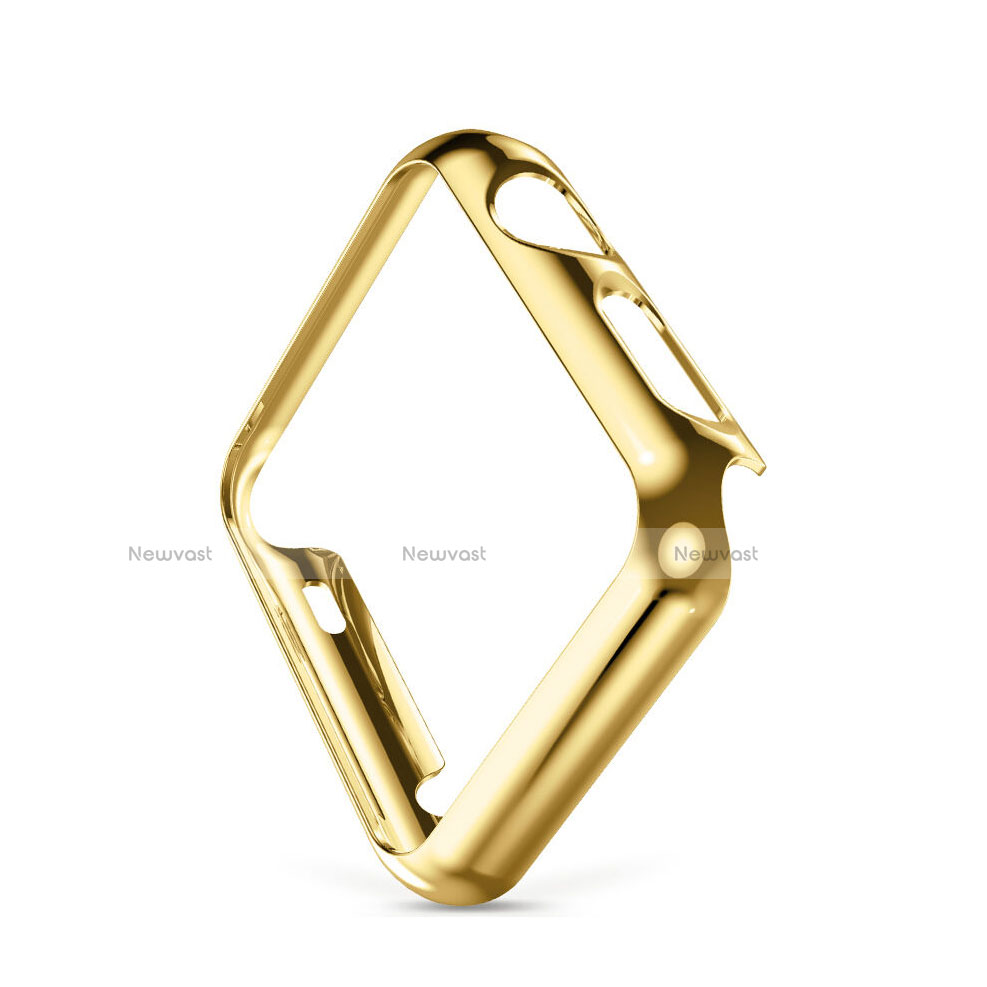 Luxury Aluminum Metal Frame Cover for Apple iWatch 3 42mm Gold
