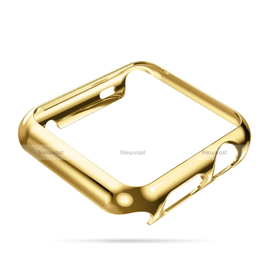 Luxury Aluminum Metal Frame Cover for Apple iWatch 42mm Gold