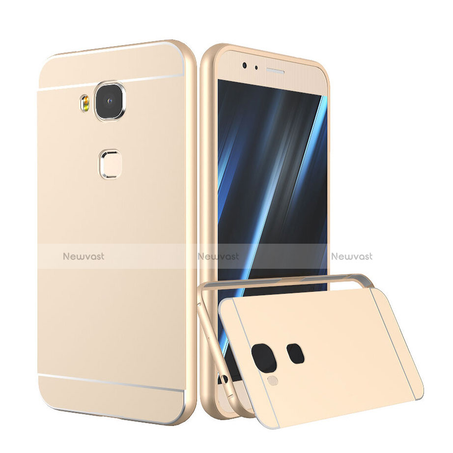 Luxury Aluminum Metal Frame Cover for Huawei GX8 Gold