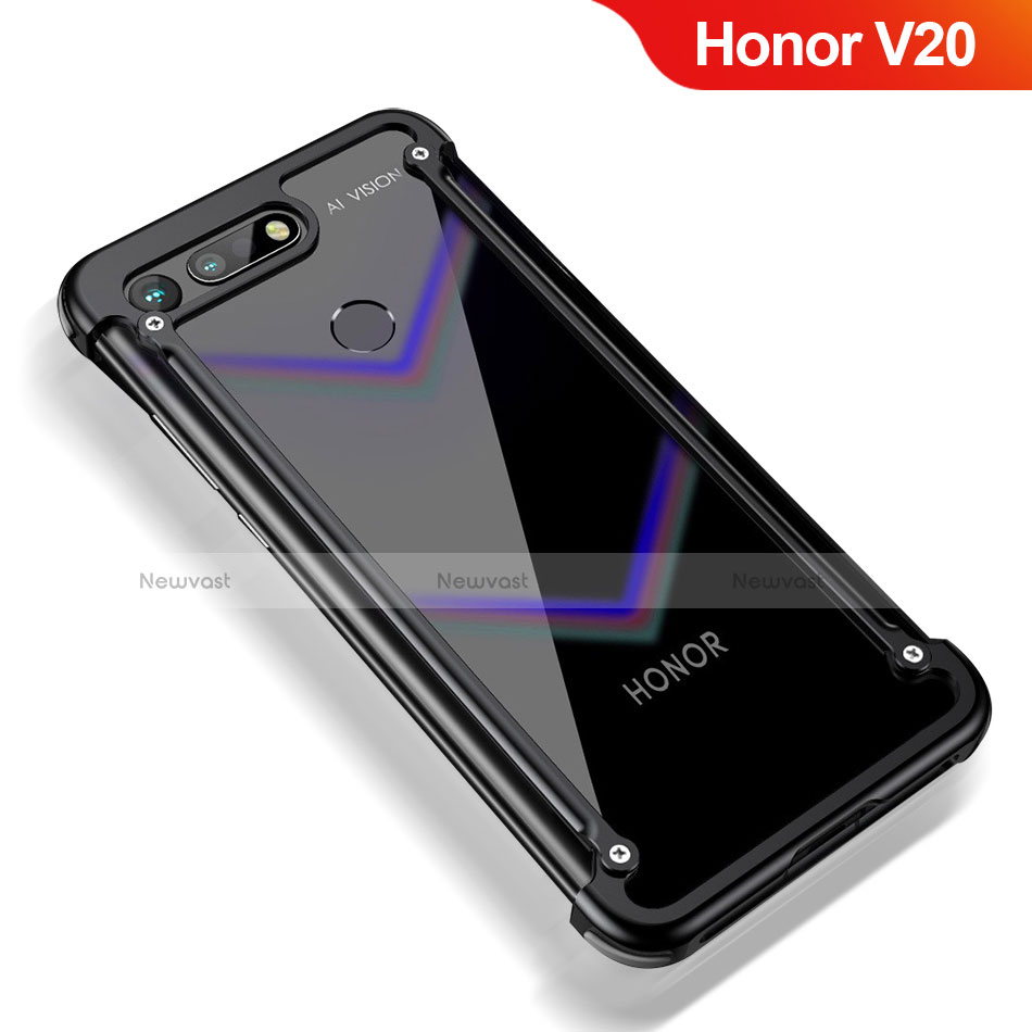 Luxury Aluminum Metal Frame Cover for Huawei Honor V20 Black