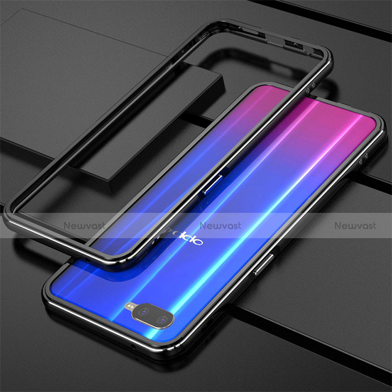 Luxury Aluminum Metal Frame Cover for Oppo R15X Silver