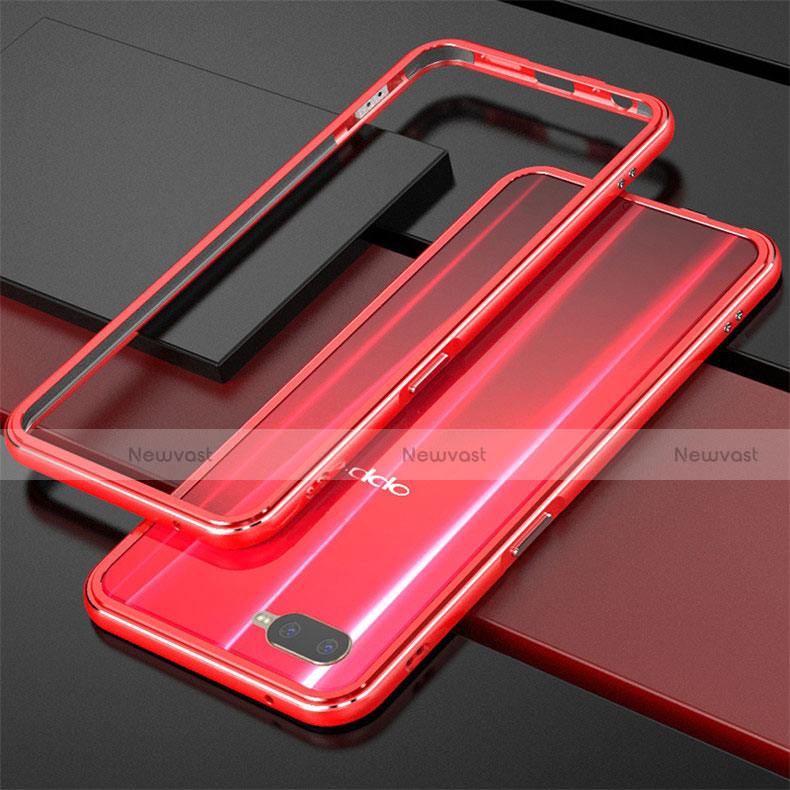 Luxury Aluminum Metal Frame Cover for Oppo RX17 Neo Red