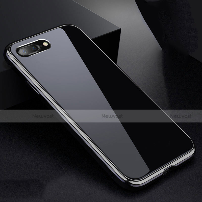 Luxury Aluminum Metal Frame Mirror Cover Case 360 Degrees for Apple iPhone 8 Plus