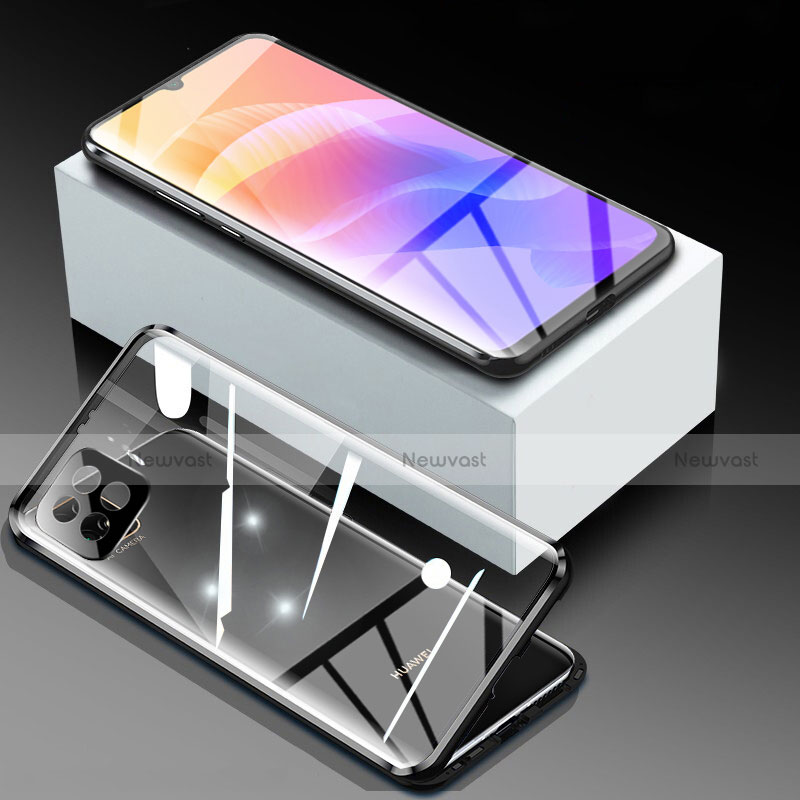 Luxury Aluminum Metal Frame Mirror Cover Case 360 Degrees for Huawei Enjoy 20 5G