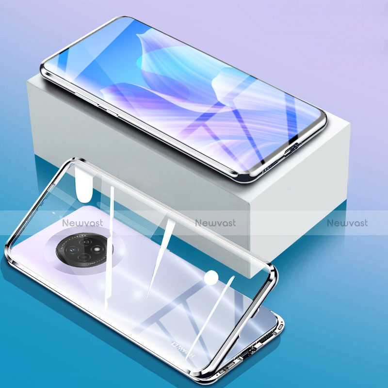 Luxury Aluminum Metal Frame Mirror Cover Case 360 Degrees for Huawei Enjoy 20 Plus 5G