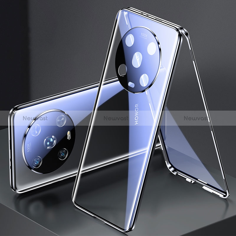 Luxury Aluminum Metal Frame Mirror Cover Case 360 Degrees for Huawei Honor Magic4 Pro 5G