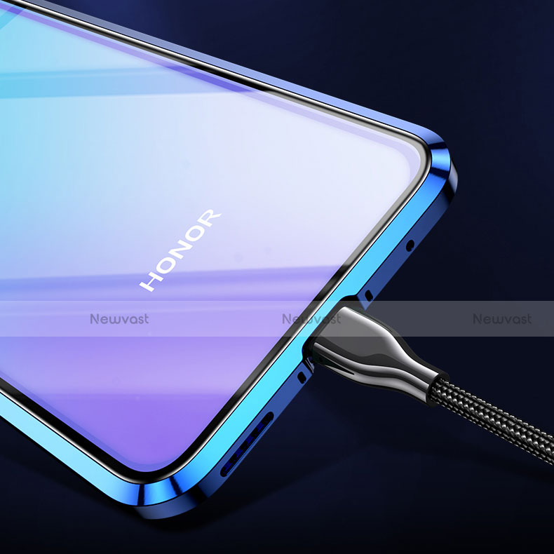 Luxury Aluminum Metal Frame Mirror Cover Case 360 Degrees for Huawei Honor V30 5G