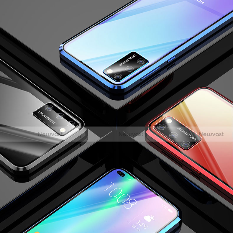 Luxury Aluminum Metal Frame Mirror Cover Case 360 Degrees for Huawei Honor View 30 Pro 5G