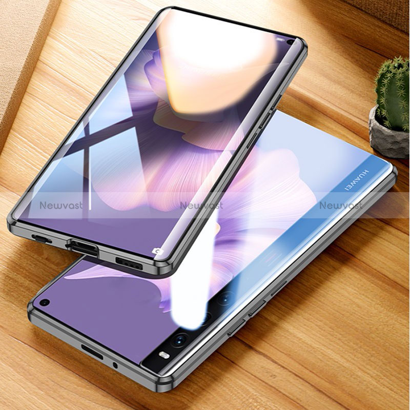 Luxury Aluminum Metal Frame Mirror Cover Case 360 Degrees for Huawei Mate Xs 2