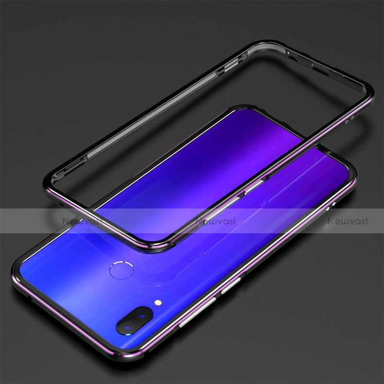 Luxury Aluminum Metal Frame Mirror Cover Case 360 Degrees for Huawei Nova 3i