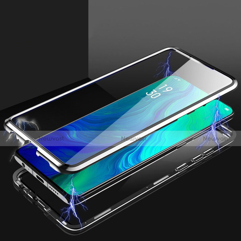 Luxury Aluminum Metal Frame Mirror Cover Case 360 Degrees for Huawei Nova 5i