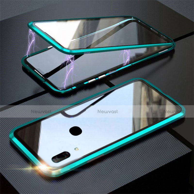 Luxury Aluminum Metal Frame Mirror Cover Case 360 Degrees for Huawei P Smart Z
