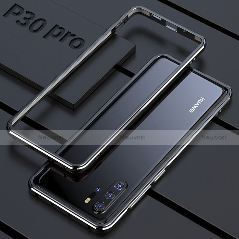 Luxury Aluminum Metal Frame Mirror Cover Case 360 Degrees for Huawei P30 Pro New Edition