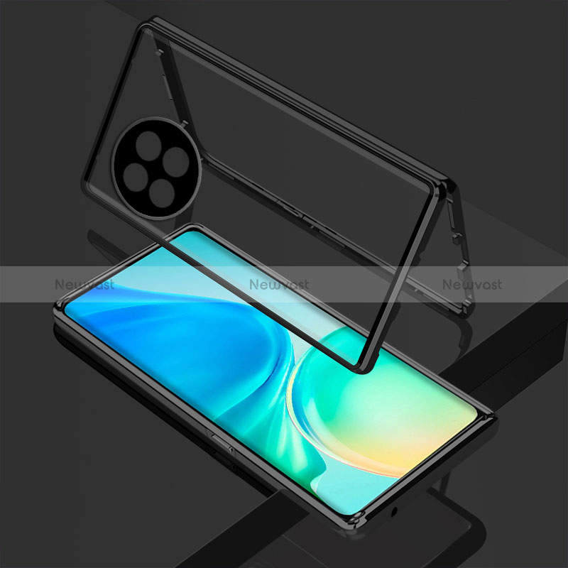 Luxury Aluminum Metal Frame Mirror Cover Case 360 Degrees for OnePlus Ace 2 5G