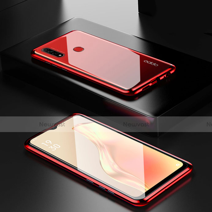 Luxury Aluminum Metal Frame Mirror Cover Case 360 Degrees for Oppo A31