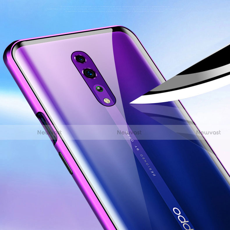 Luxury Aluminum Metal Frame Mirror Cover Case 360 Degrees for Oppo Reno Z