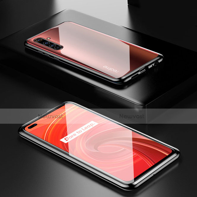 Luxury Aluminum Metal Frame Mirror Cover Case 360 Degrees for Realme X50 Pro 5G