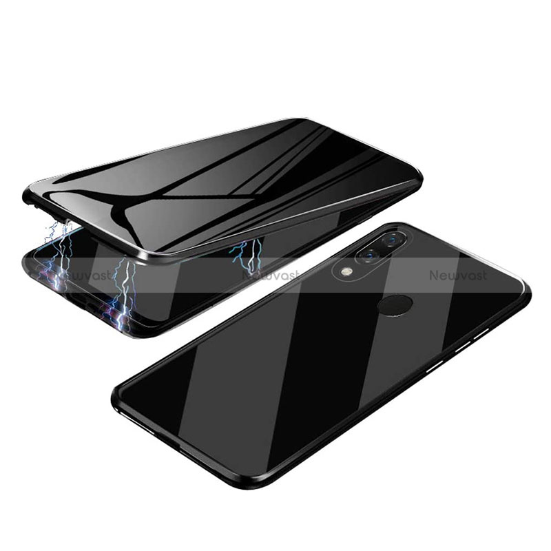 Luxury Aluminum Metal Frame Mirror Cover Case 360 Degrees for Samsung Galaxy A30