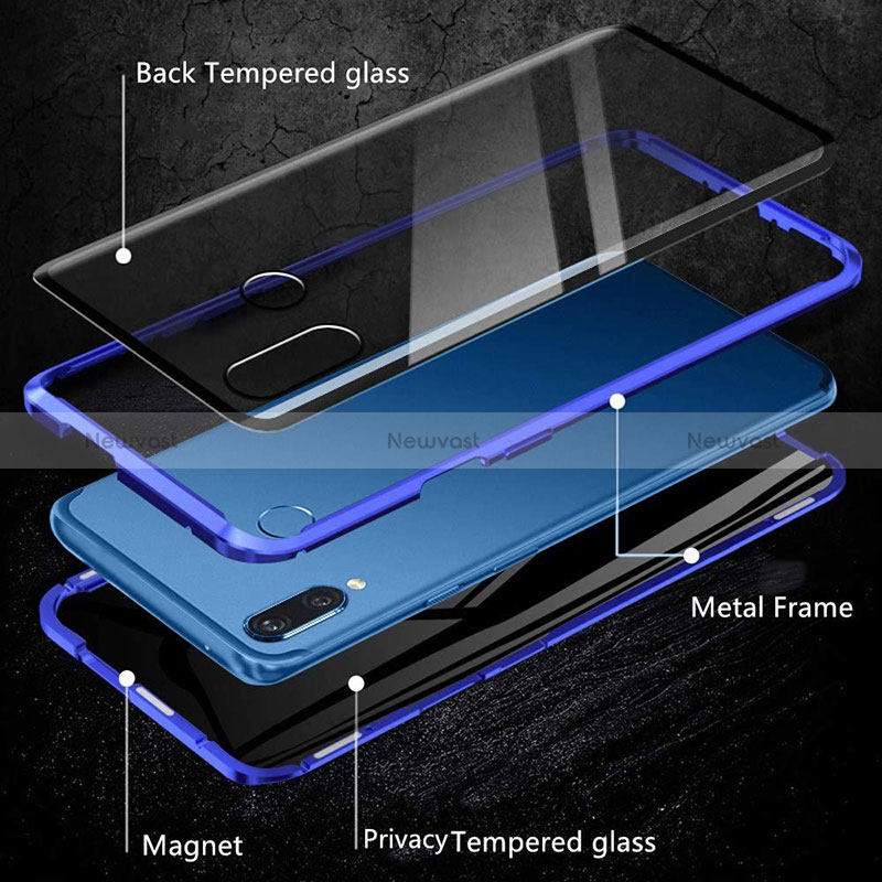 Luxury Aluminum Metal Frame Mirror Cover Case 360 Degrees for Samsung Galaxy A30