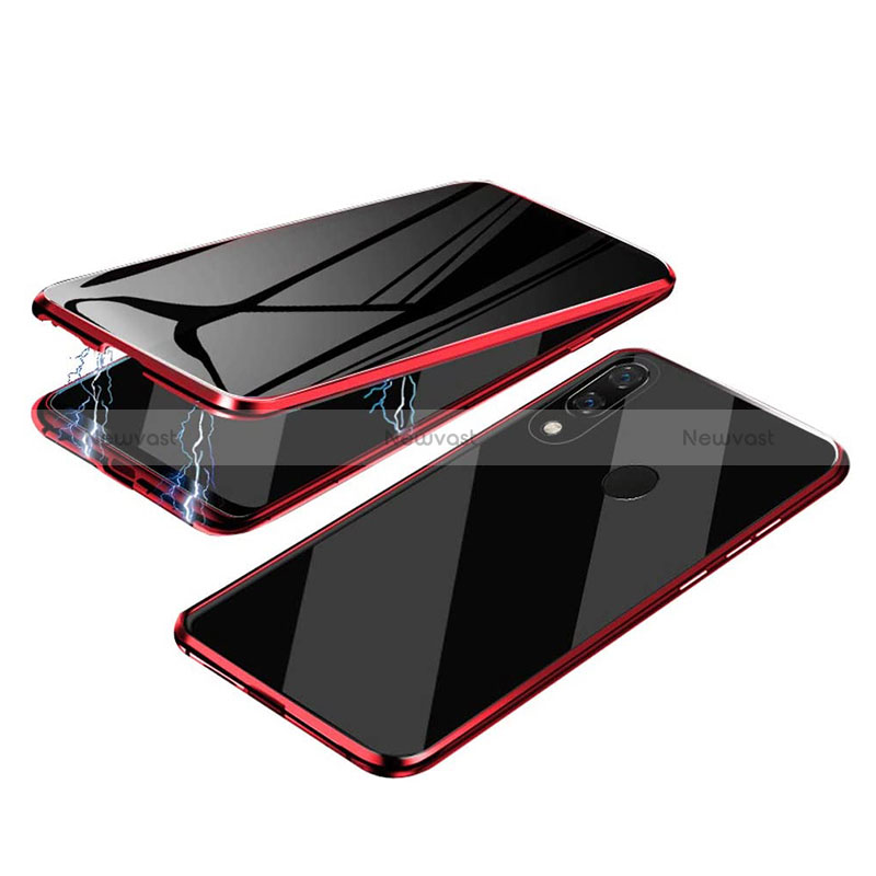 Luxury Aluminum Metal Frame Mirror Cover Case 360 Degrees for Samsung Galaxy M10S
