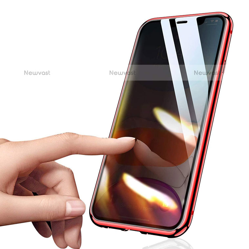 Luxury Aluminum Metal Frame Mirror Cover Case 360 Degrees for Samsung Galaxy M31 Prime Edition