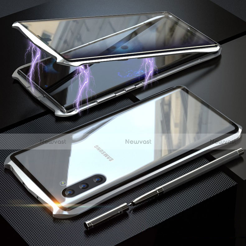 Luxury Aluminum Metal Frame Mirror Cover Case 360 Degrees for Samsung Galaxy Note 10
