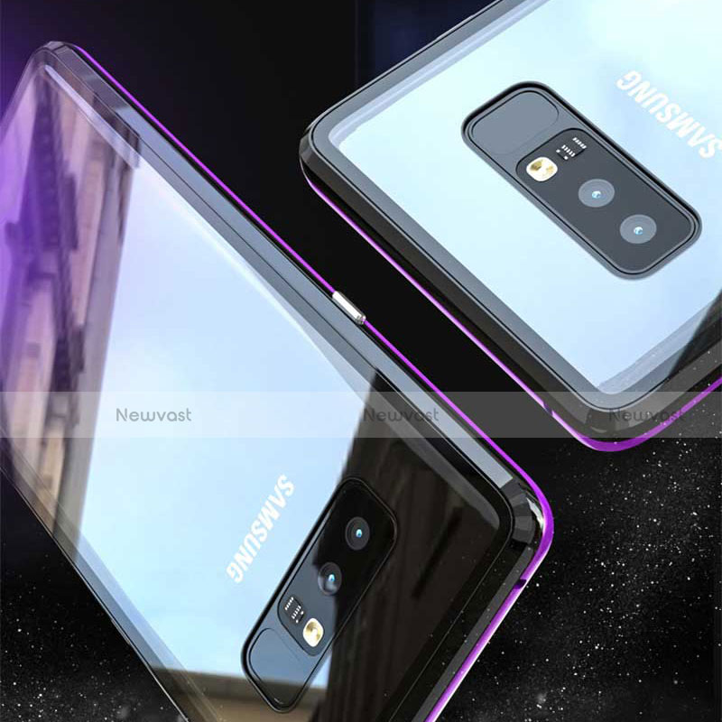 Luxury Aluminum Metal Frame Mirror Cover Case 360 Degrees for Samsung Galaxy Note 8