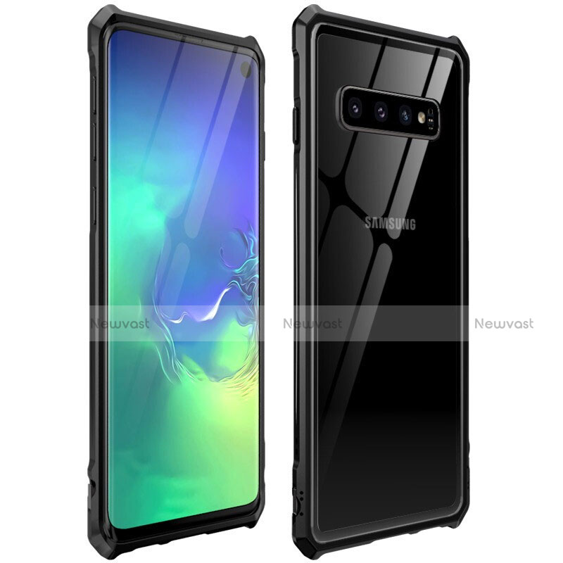 Luxury Aluminum Metal Frame Mirror Cover Case 360 Degrees for Samsung Galaxy S10