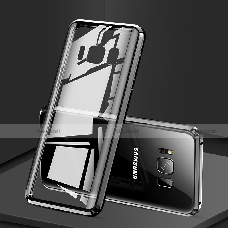 Luxury Aluminum Metal Frame Mirror Cover Case 360 Degrees for Samsung Galaxy S8