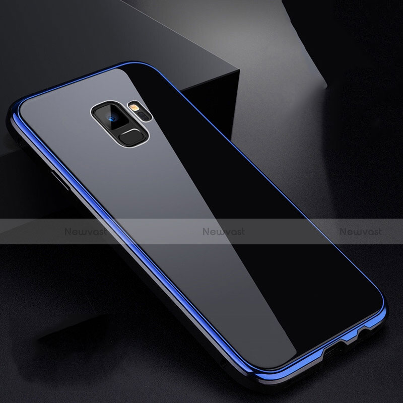 Luxury Aluminum Metal Frame Mirror Cover Case 360 Degrees for Samsung Galaxy S9